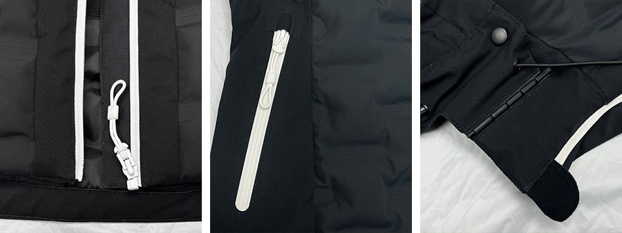 women insulated jacket detail