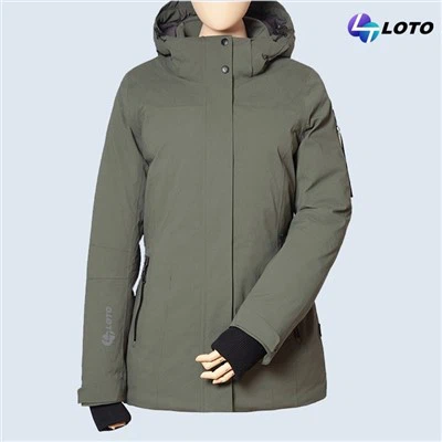 Kapüşonlu Kadın Kışlık Ceket